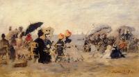 Boudin, Eugene - Trouville, Beach Scene